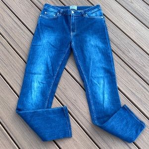 Acne Studios “Flex Used” Blue Jeans